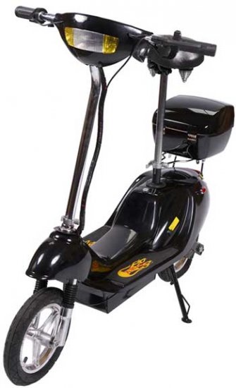 Black X-Treme X-360 36 Volt Electric Scooter