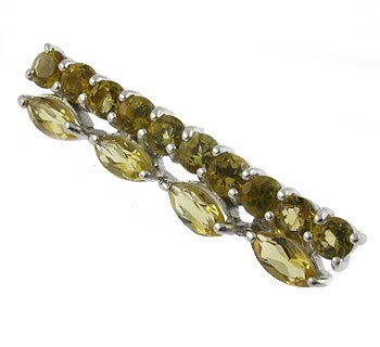 925 silver with Genuine Citrine Pendant