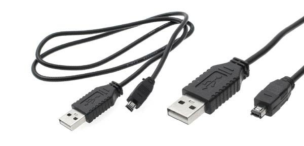 USB 2.0 Type A to Mini 4 Pins Data Cable for MP3/MP4