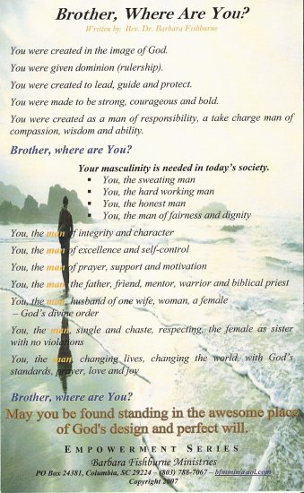 Brother, Where Are You?