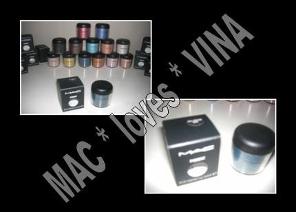 MAC Eye Pigment * STEEL BLUE * 1/4 sample - $ave Pigments