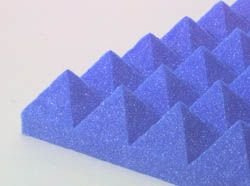 Pyramid Design Panel 3" Blue