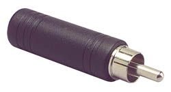 1/4" Mono Jack To RCA Plug Adapter