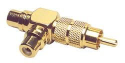 Dayton RCAAD-MFF RCA Male To Dual Rt Angle RCA Female