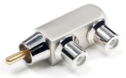 StreetWires ZNADPYM2F Right Angle 1-M To 2-F Adapter