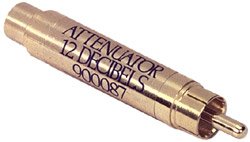 Harrison Labs 12 dB RCA Line Level Attenuator Pair