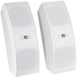 Dayton IO430WT Commercial 70V 3-Way Speaker Pair White