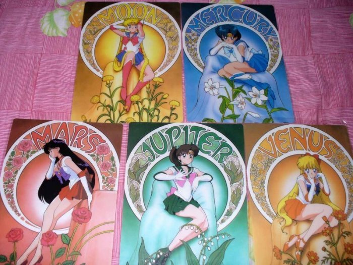 Sailor Moon Shitajiki Set of 5 *RARE*