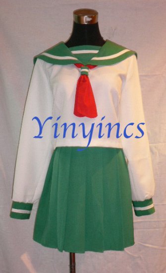 Japanese School Uniform Costume Inuyasha Kagome Cosplay