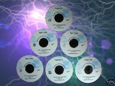 SET OF 6 HYPNOSIS CD'S COMPRESSED ON 1 CD