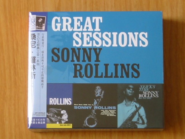 SONNY ROLLINS - Great Sessions - New and sealed 3CD pack.