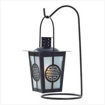 #38969 Intricate circular Asian medallion lantern