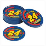 # 38356 Jeff Gordon Tin Coaster Set