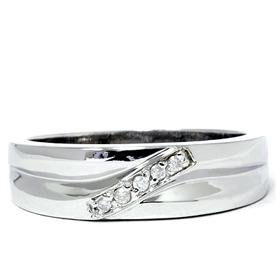 Men's 14k White Gold Diamond Ring