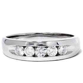 14k White Gold .75CT SI Diamond Ring