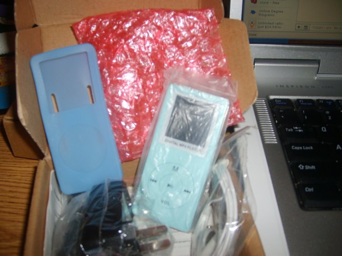 1g blue mp3/mp4 player