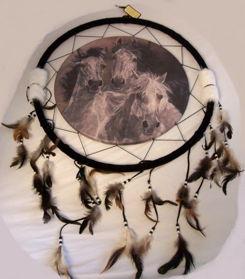 Large Dreamcatcher Mandella 3 Horses