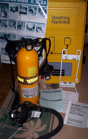 New MSA WorkMask II SCBA Air Supply Pak - Stock # MMFT-008