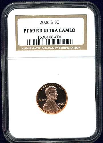 2006-S Lincoln Cent NGC PF69UCAM
