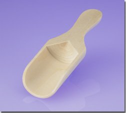 (1) Natural Wooden Scoop
