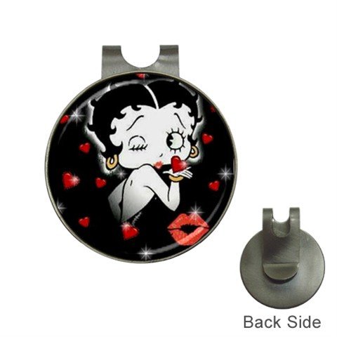 Betty Boop Cartoon Golf Ball Marker Hat Clip and Ball Marker NEW