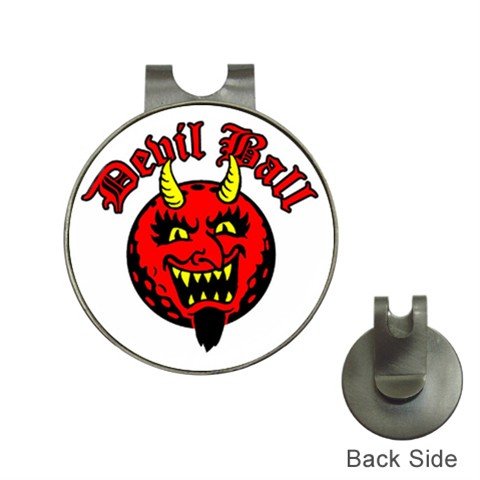 DEVIL Ball Marker Hat Clip and Golf Ball Marker NEW