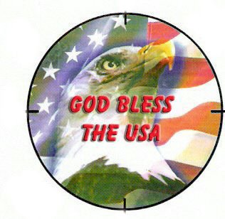 God Bless the USA Button