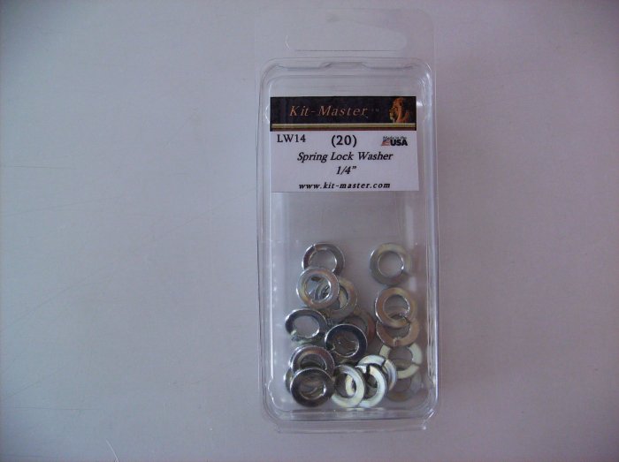 Kit-Master 1/4" Spring Lock Washer LW14
