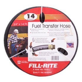 FRH07514 Fill-Rite 3/4" x 14 Ft Fuel Tank Transfer Pump Hose