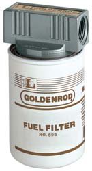 56592 (595-3/4") Goldenrod 3/4" Fuel Tank Filter Assembly (Diesel & Gasoline)