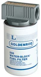 56593 (596-3/4) Goldenrod 3/4" Npt Fuel Tank Filter Assembly (WaterBlock) (Diesel & Gasoline)