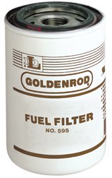 56608 (595-5) Diesel/Gas 10 Micron spin-on Fuel Filter (Goldenrod)