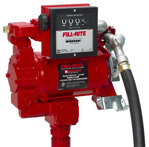 FR311V Tuthill/FillRite 115vAC 35 GPM Pump Diesel/Gasoline Fuel Tank Transfer Pump with Meter