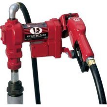 FR1210GA Tuthill/FillRite 12vDC 15 GPM Pump Gasoline/Diesel Fuel Transfer Tank Pump w/ auto nozzle