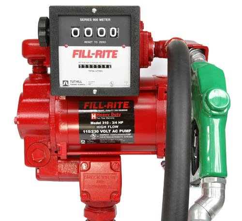 Fill-Rite - FR311VB - Fuel Transfer Pump, 3/4 HP, Up to 35 GPM
