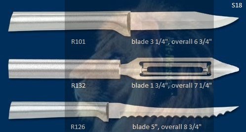S18 Peel, Pare & Slice Knife Holiday Gift Set (Rada Cutlery)