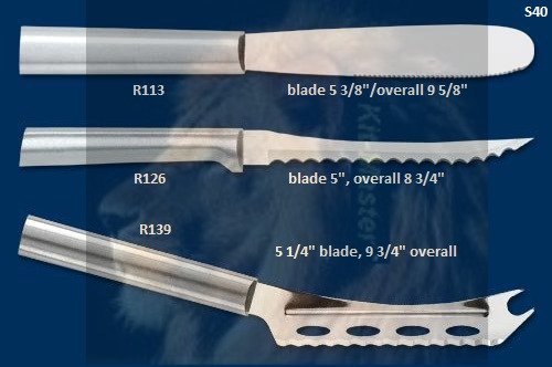 S40 Sandwich Maker's Holiday Gift Set (Speader,slicer,knife) (Rada Cutlery)