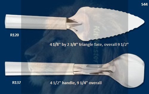 S44 Pie Server A'la Mode & Ice Cream Scoop Holiday Gift Set (Rada Cutlery)