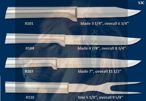 S3C Prepare Then Carve Holiday Gift Set (Knives and Fork) (Rada Cutlery)