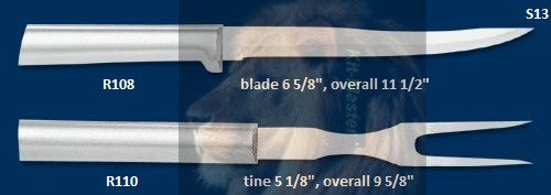 S13 Meat /Steak Carving Knife Holiday Gift Set (Rada Cutlery)