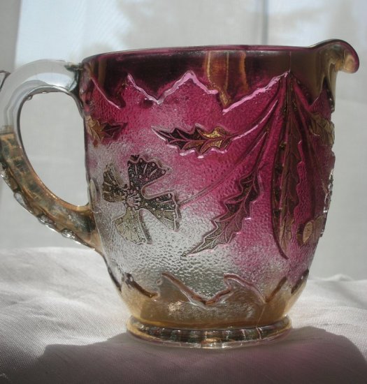 EAPG DELAWARE Rose Flash Creamer
