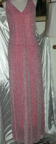 Sexy Coral Shimmer Mermaid Cocktail Gown