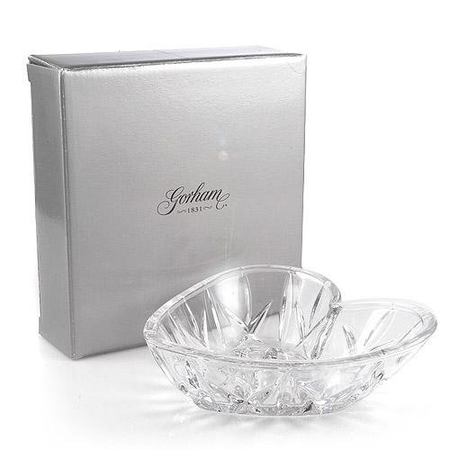 Gorham Crystal Lady Anne Collection Heart Dish. Made in Germany