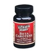 Beta Carotene Softgel Caps 25,000 IU - 100 Softgels