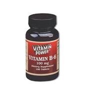 Vitamin B-6 100 mg - 100 Tablets