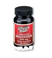 Chelated Magnesium 200 mg - 100 Tablets