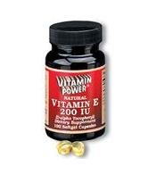 Natural Vitamin E 200 IU - 100 Softgels