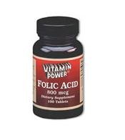 Folic Acid 800 mcg - 250 Tablets