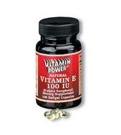 Natural Vitamin E 100 IU - 100 Softgels