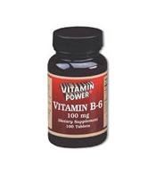 Vitamin B-6 100 mg - 100 Tablets